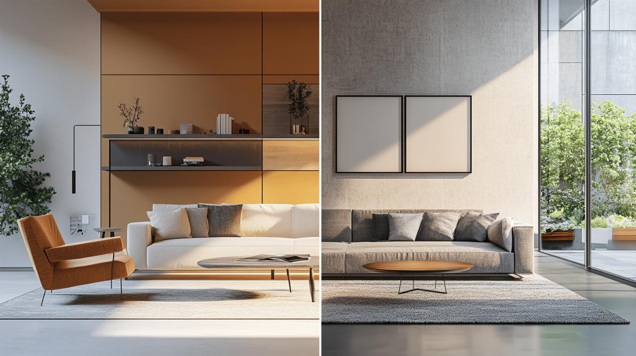 Design d’intérieur : l’évolution des codes entre style moderne et contemporain